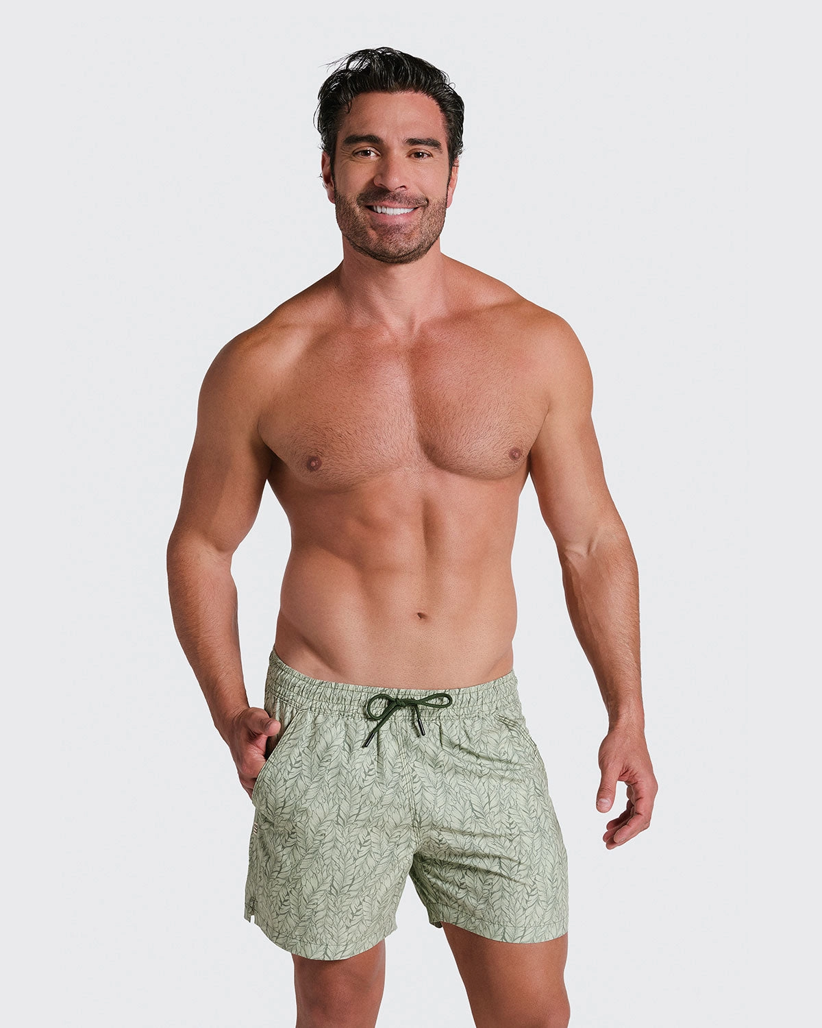 5" Eco-Friendly Men's Swim Trunk with Soft Inner Mesh Lining