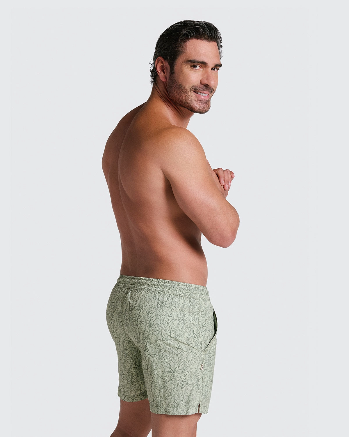 5" Eco-Friendly Men's Swim Trunk with Soft Inner Mesh Lining