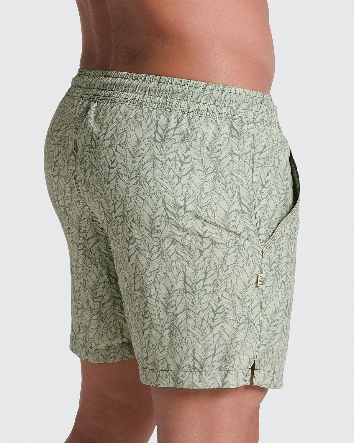 5" Eco-Friendly Men's Swim Trunk with Soft Inner Mesh Lining