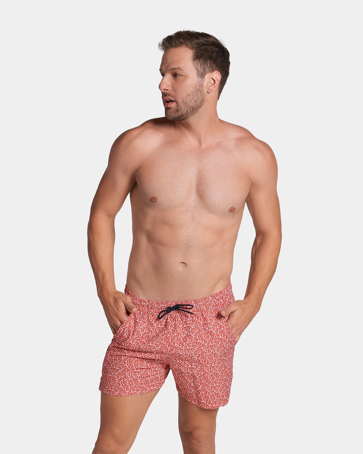 5" Eco-Friendly Men's Swim Trunk with Soft Inner Mesh Lining
