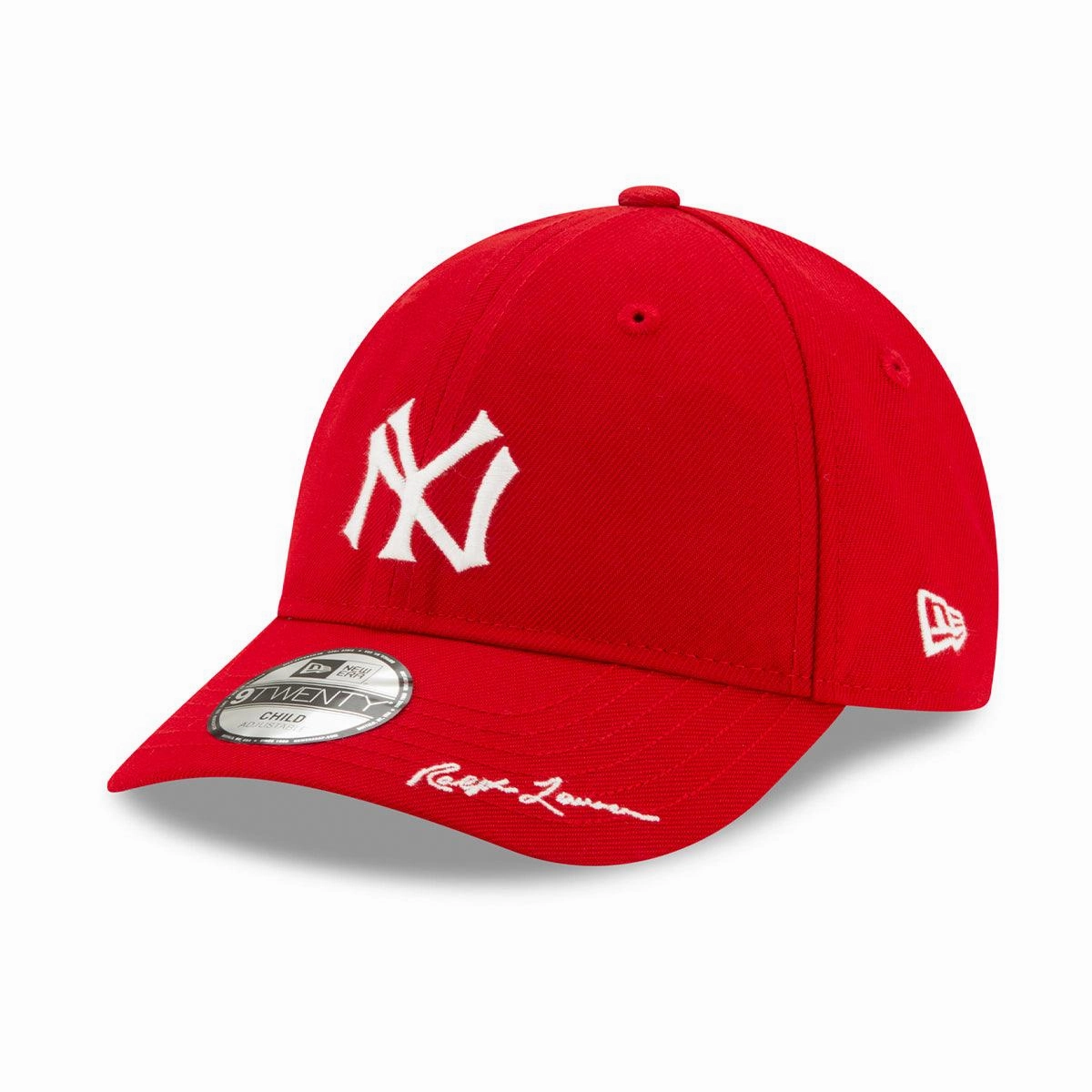   Ralph Lauren New York Yankees Kids 9TWENTY Cap 'Scarlet'
