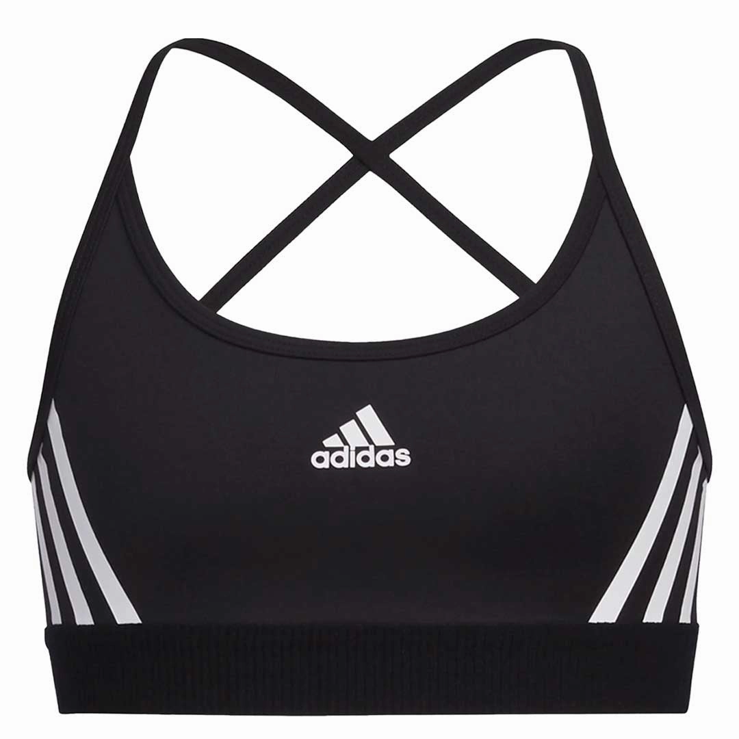 adidas - Girls' (Junior) All Me 3-Stripes Sports Bra (FZ8974)