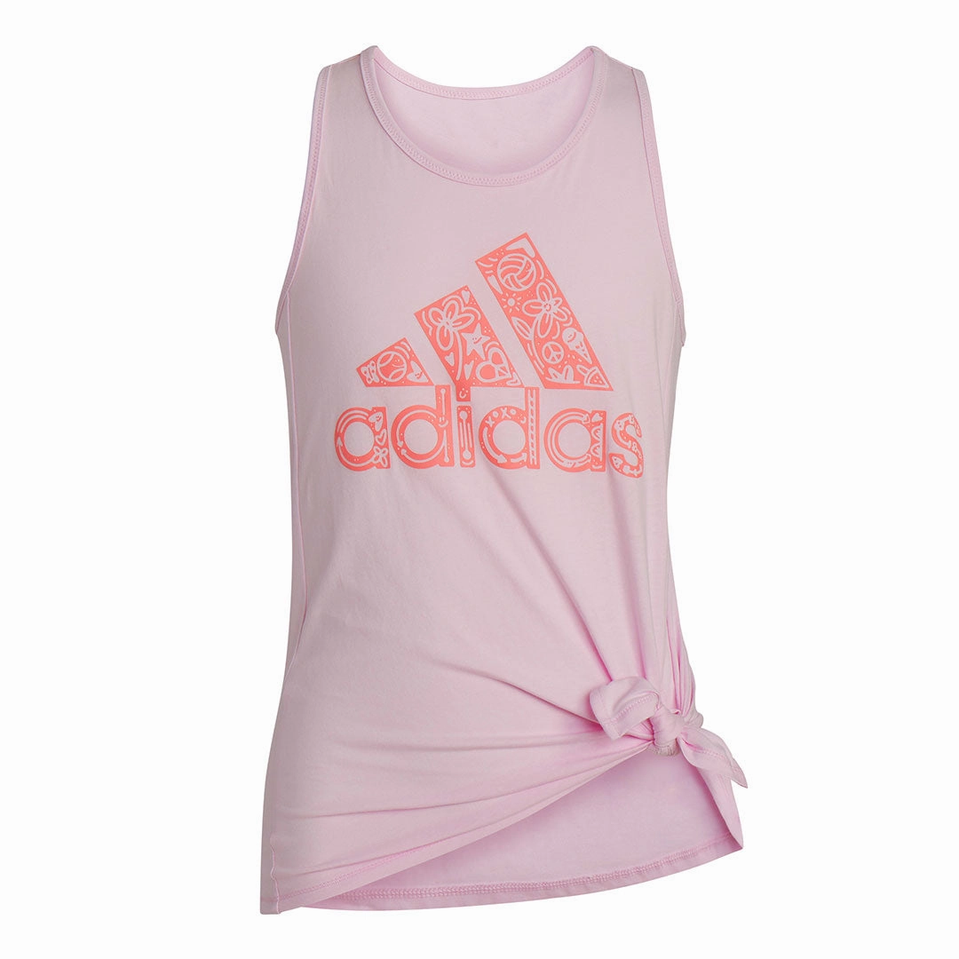 adidas - Girls' (Junior) Tie-Front Tank Top (FZ9431)