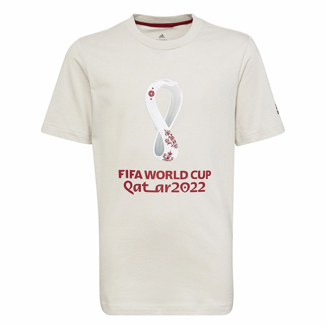 adidas - Kids' (Junior) FIFA World Cup 22 Official Emblem T-Shirt (HD6384)