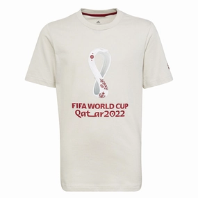 adidas - Kids' (Junior) FIFA World Cup 22 Official Emblem T-Shirt (HD6384)
