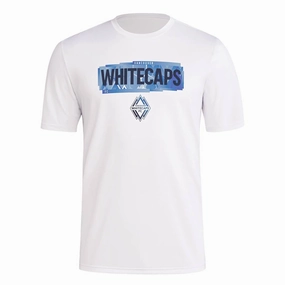 adidas - Kids' (Junior) Vancouver Whitecaps FC Pregame Short Sleeve T-Shirt (IR8496)