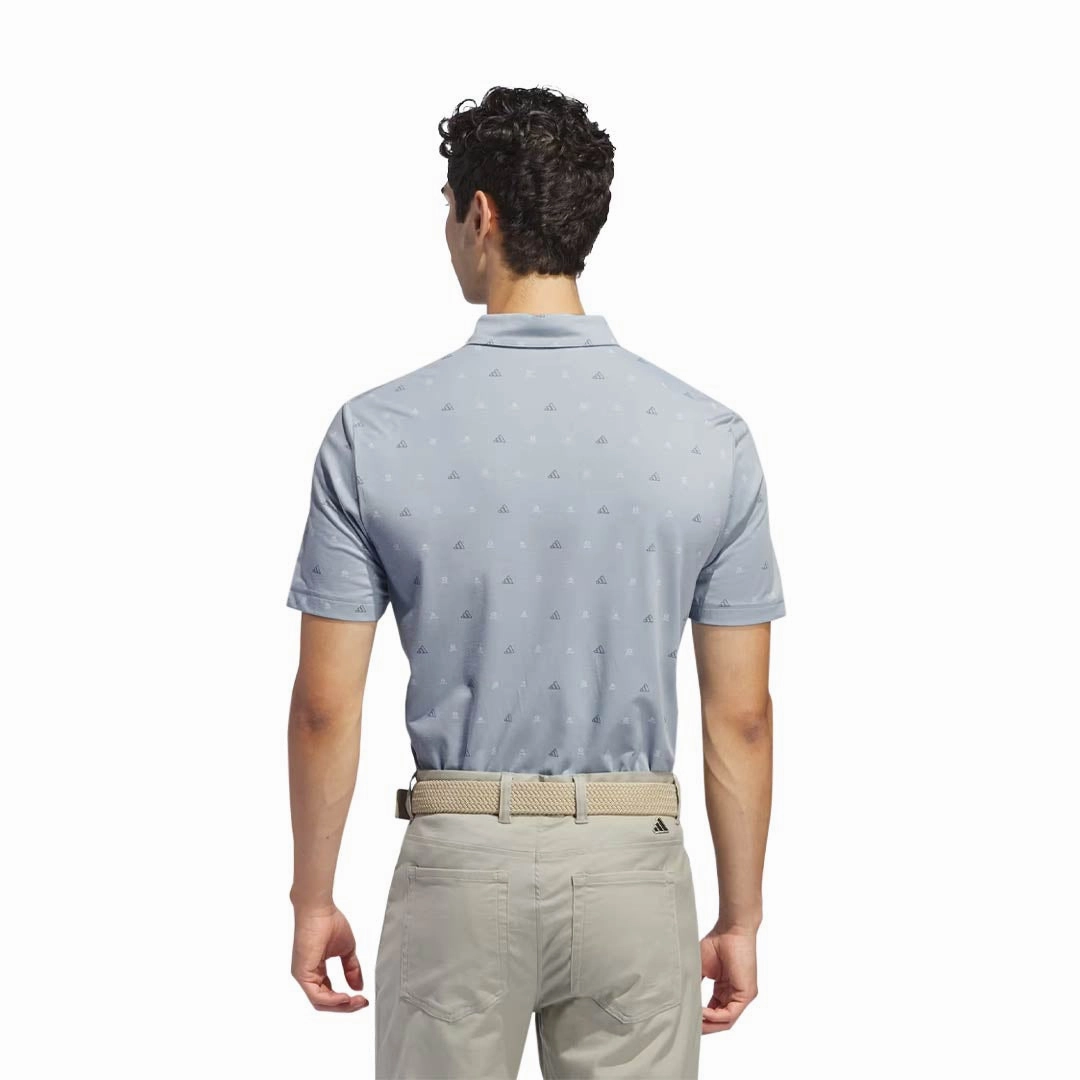 adidas - Men's Go-To Mini Crest Print Polo (IS7332)