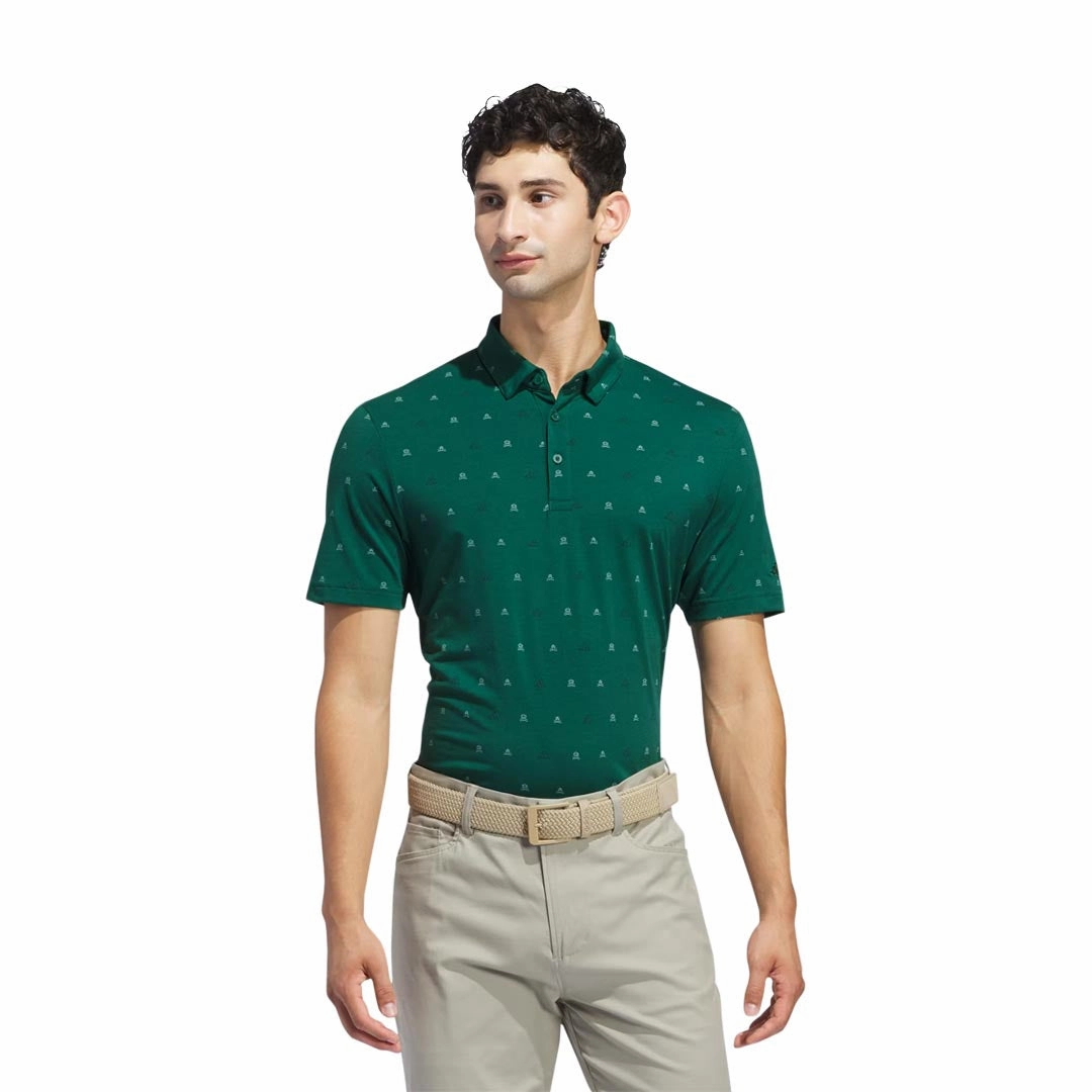 adidas - Men's Go-To Mini Crest Print Polo (IS7334)