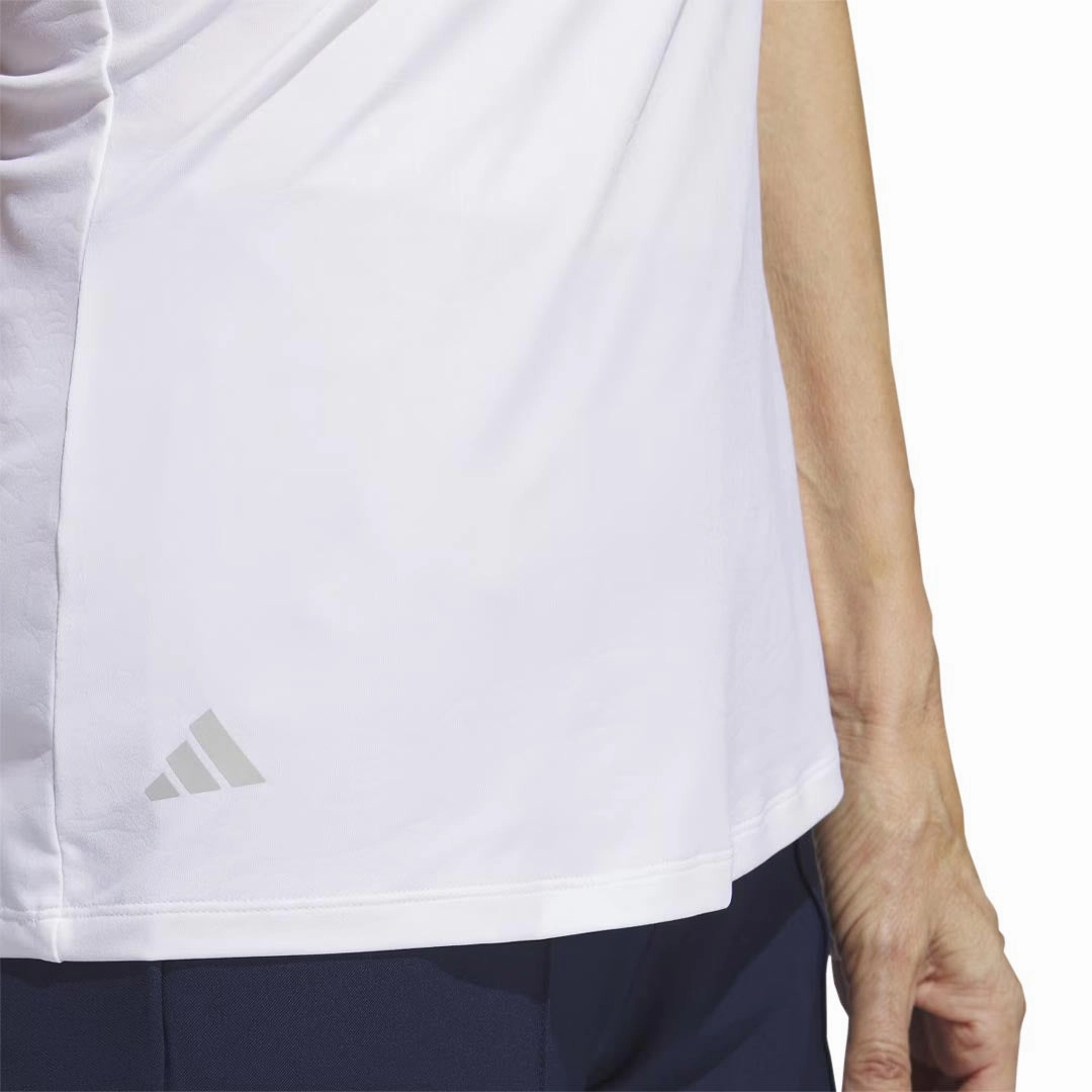 adidas - Women's Embossed Sleeveless Polo (HY7170)