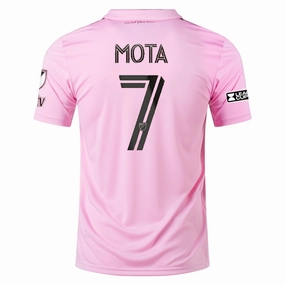 adidas Inter Miami Jean Mota Home Jersey 23/24 w/ MLS   Leagues Cup Patch   Match Details (True Pink/Black)
