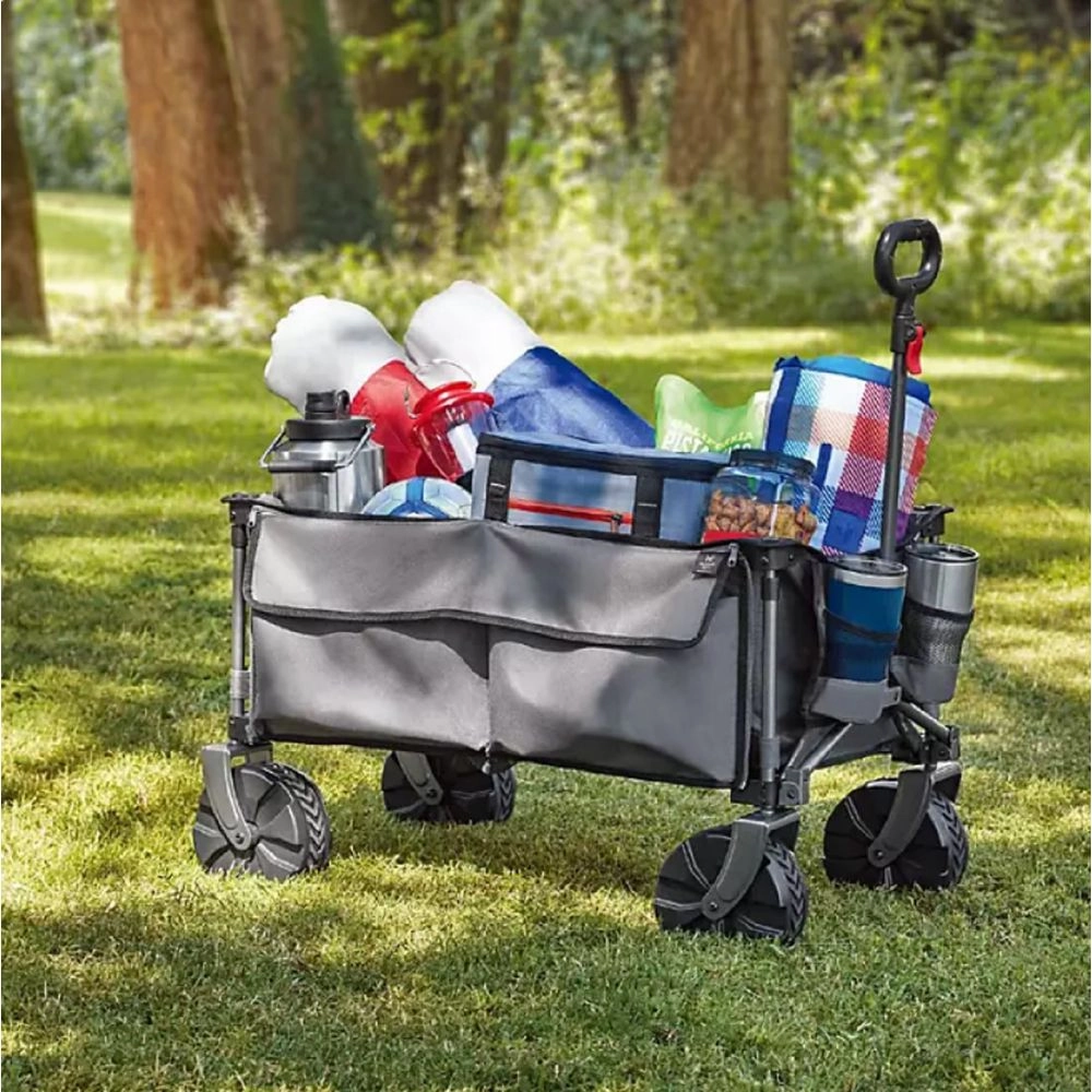 All-Terrain Folding Wagon - Gray