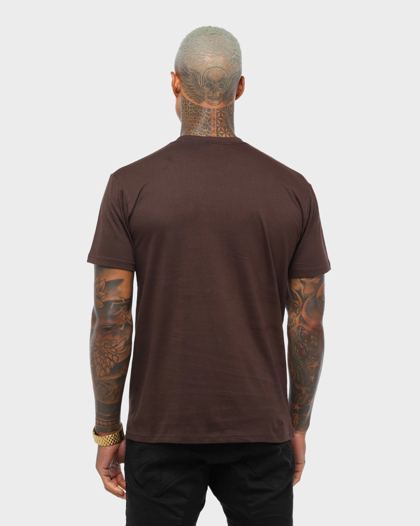 AS Colour AS Colour Plain Staple T Dark Chocolate
