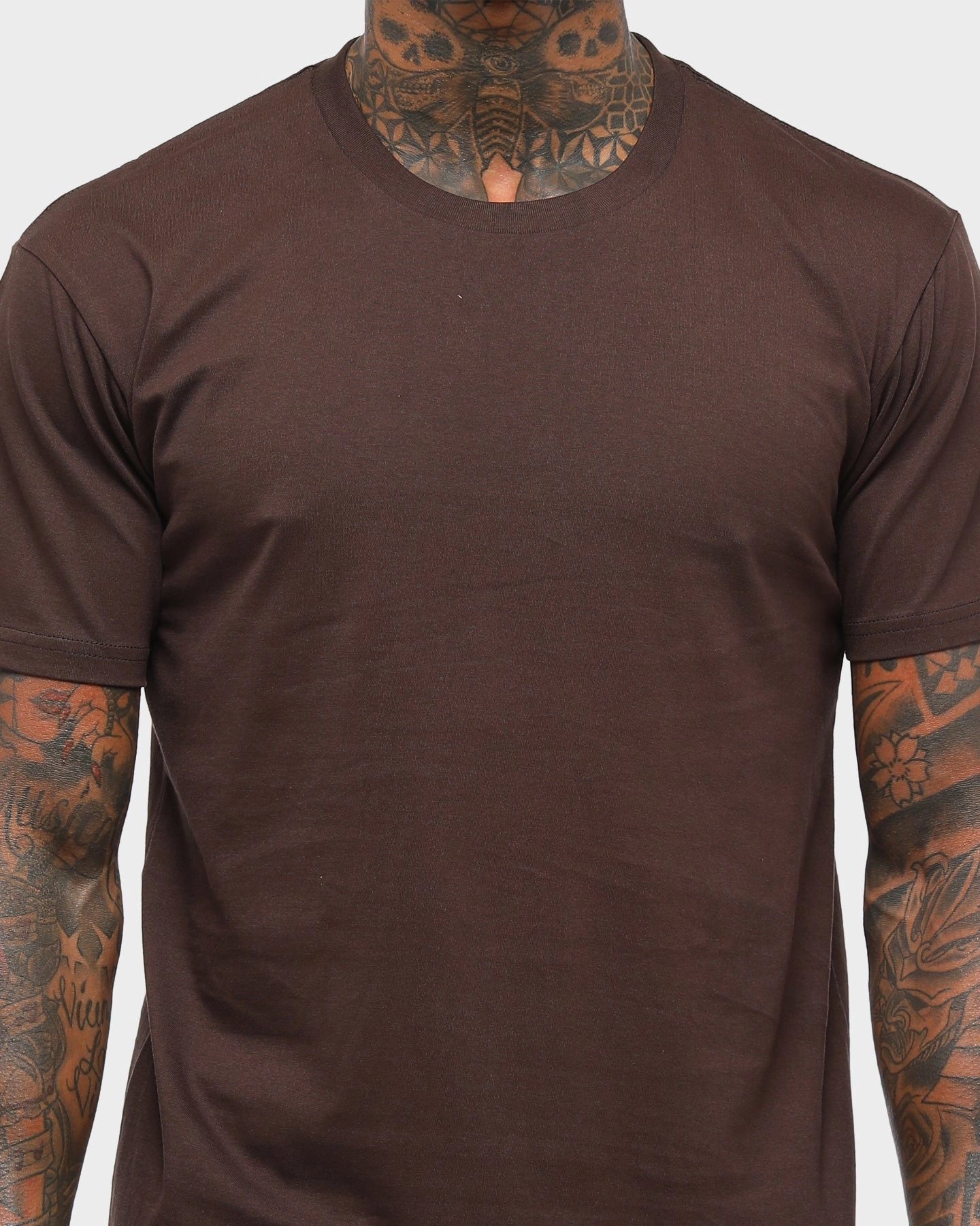 AS Colour AS Colour Plain Staple T Dark Chocolate