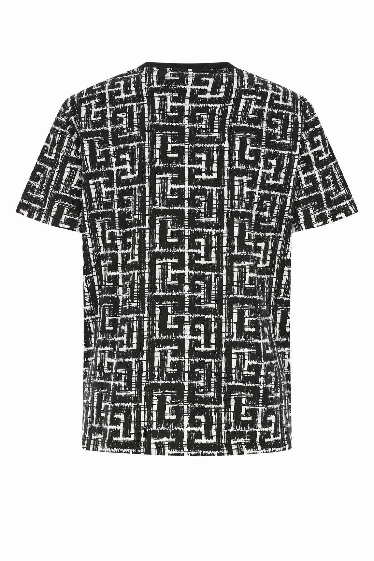 Balmain Logo Embossed Crewneck T-Shirt