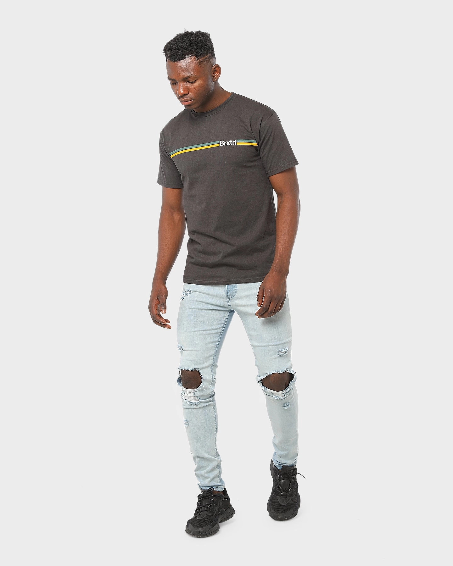 Brixton Frigate S/S Tee Washed Black