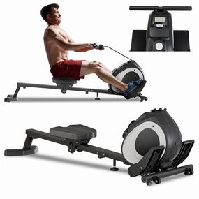 Cardio Flex CF-SPOL18 Magnetic Rowing Machine Home Gym Equipment for Full-Body Workout