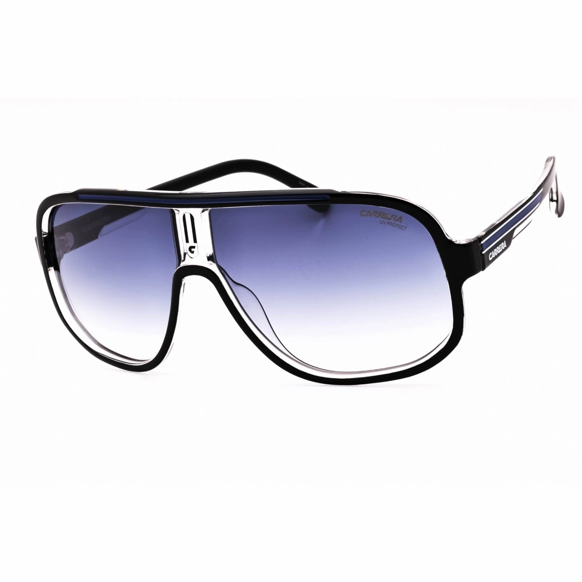 Carrera Men's Sunglasses - Black Blue Oversized Frame CARRERA | 1058/S 0D51 08