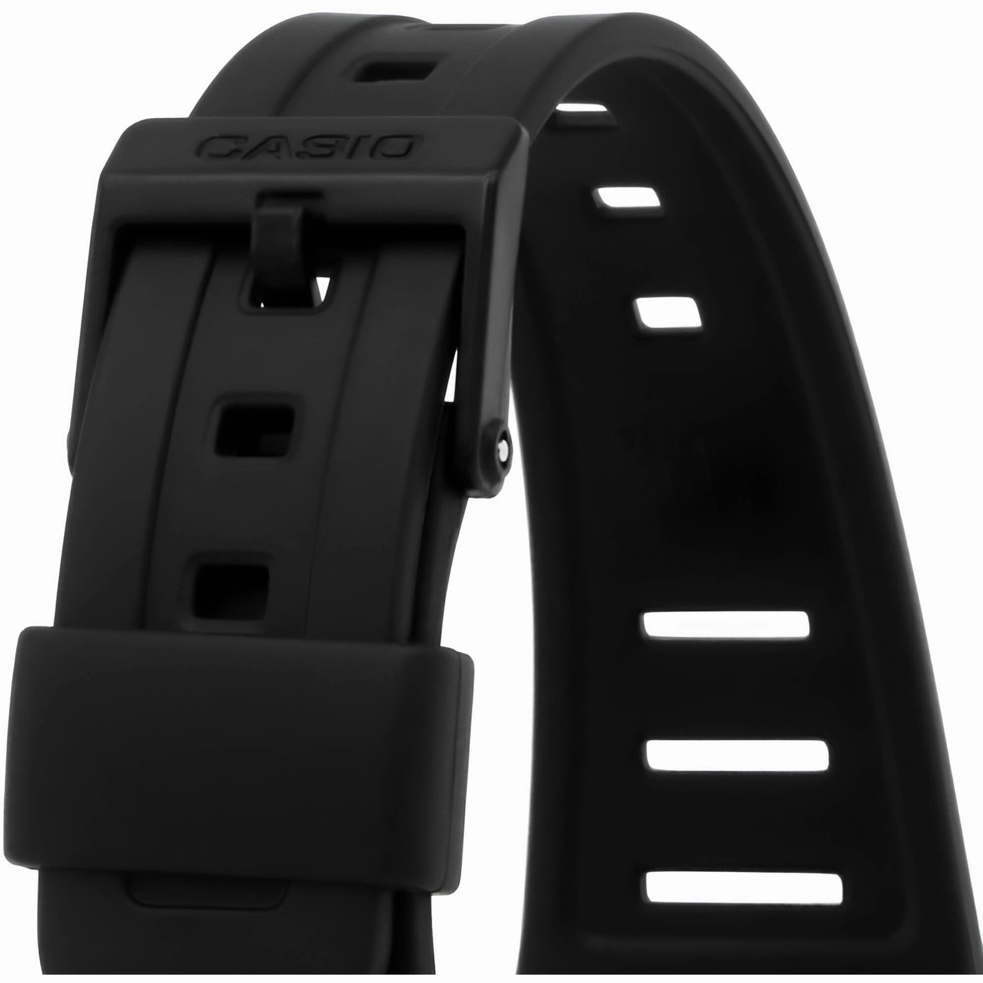 Casio Men's Watch - Alarm Chronograph Digital Dial Black Resin Strap - W86-1V
