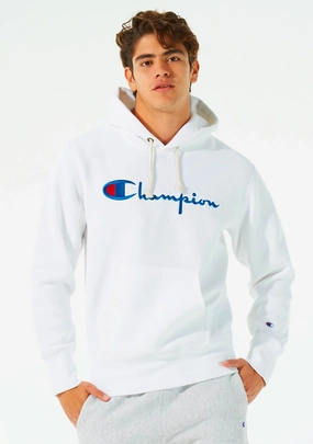 Champion Men's Reverse Weave Script Hoodie