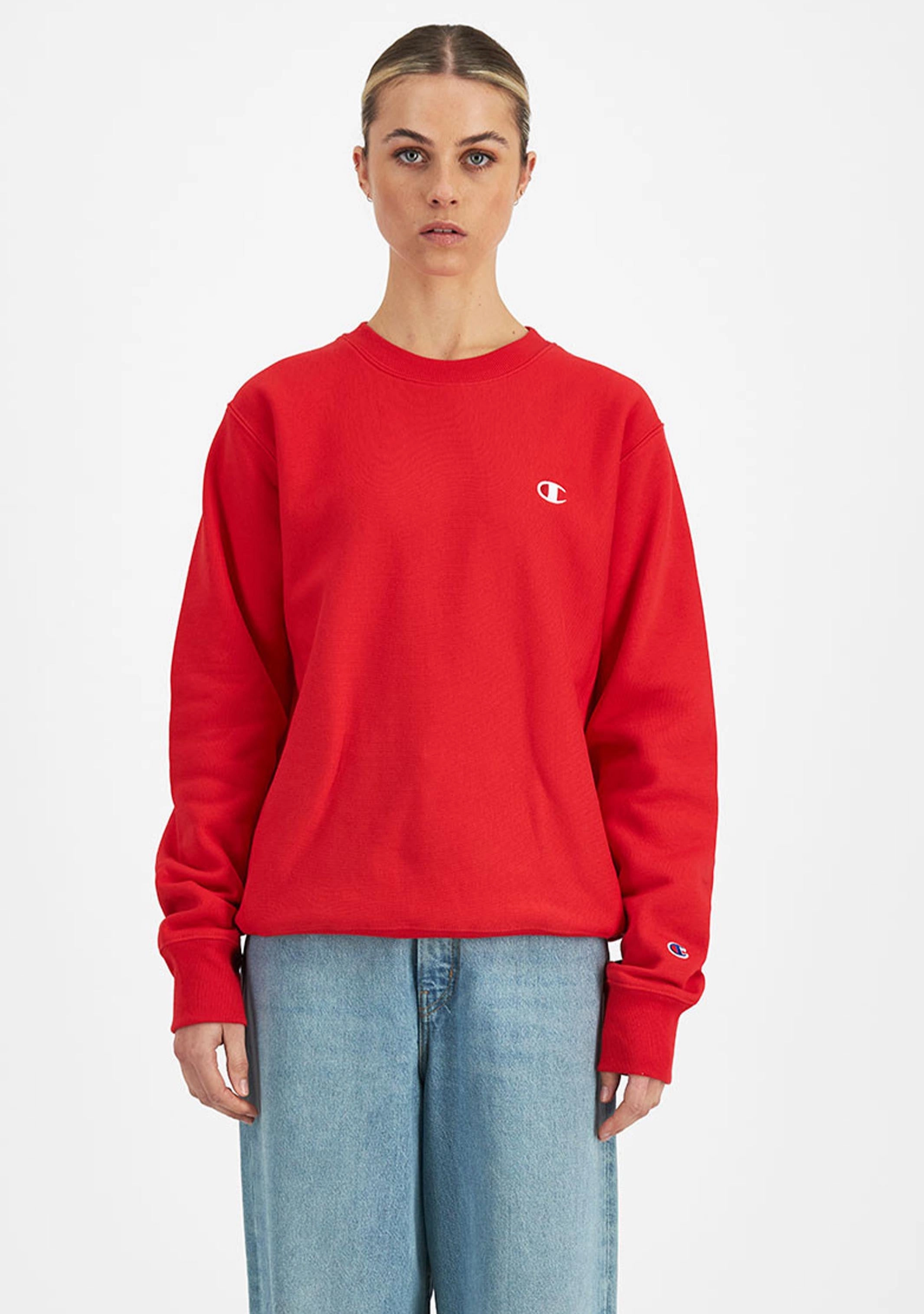 Champion Men's Reverse Weave Small C-Logo Crew