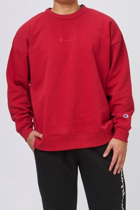 CHAMPION MEN'S SCRIPT TONAL CARDINAL SWEATSHIRT