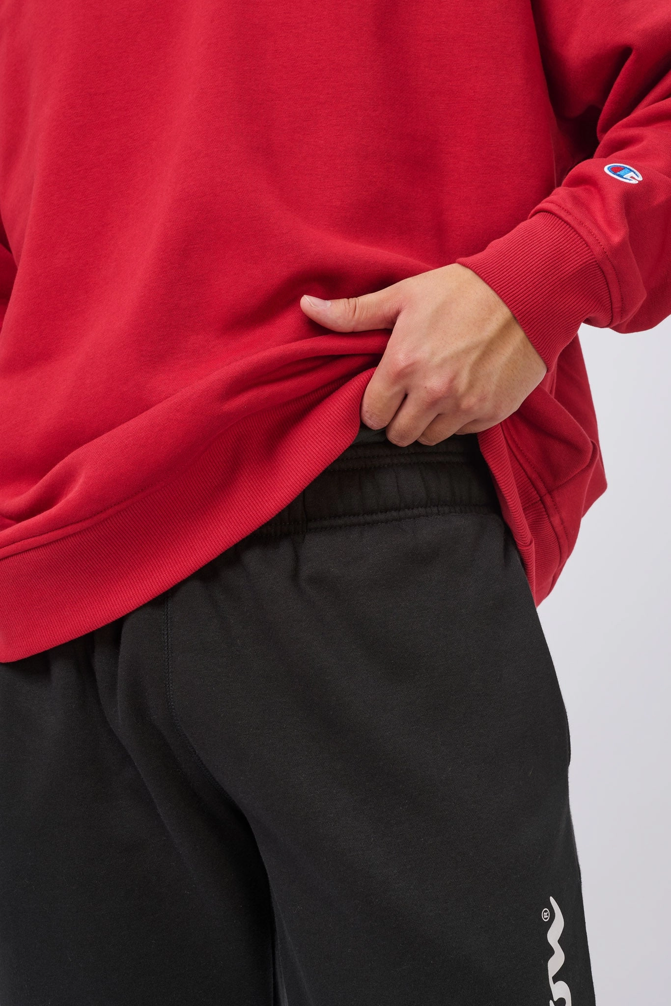 CHAMPION MEN'S SCRIPT TONAL CARDINAL SWEATSHIRT