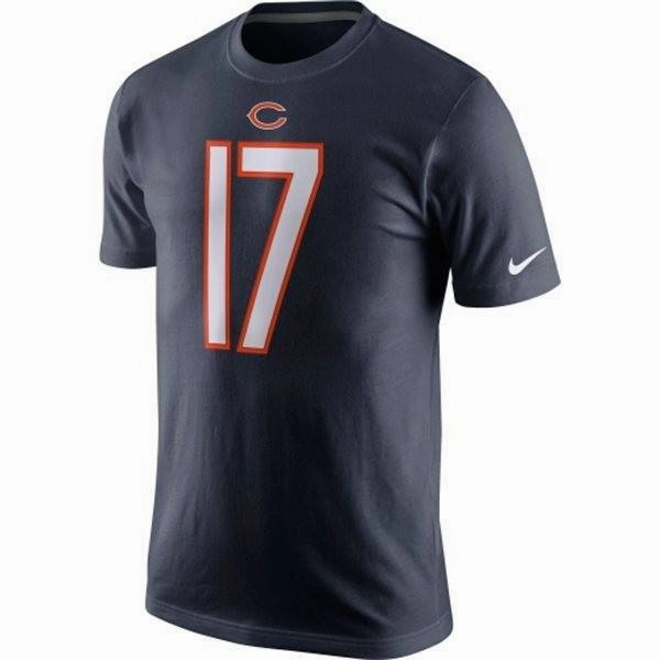 Chicago Bears Alshon Jeffery Nike Player T-shirt-Navy
