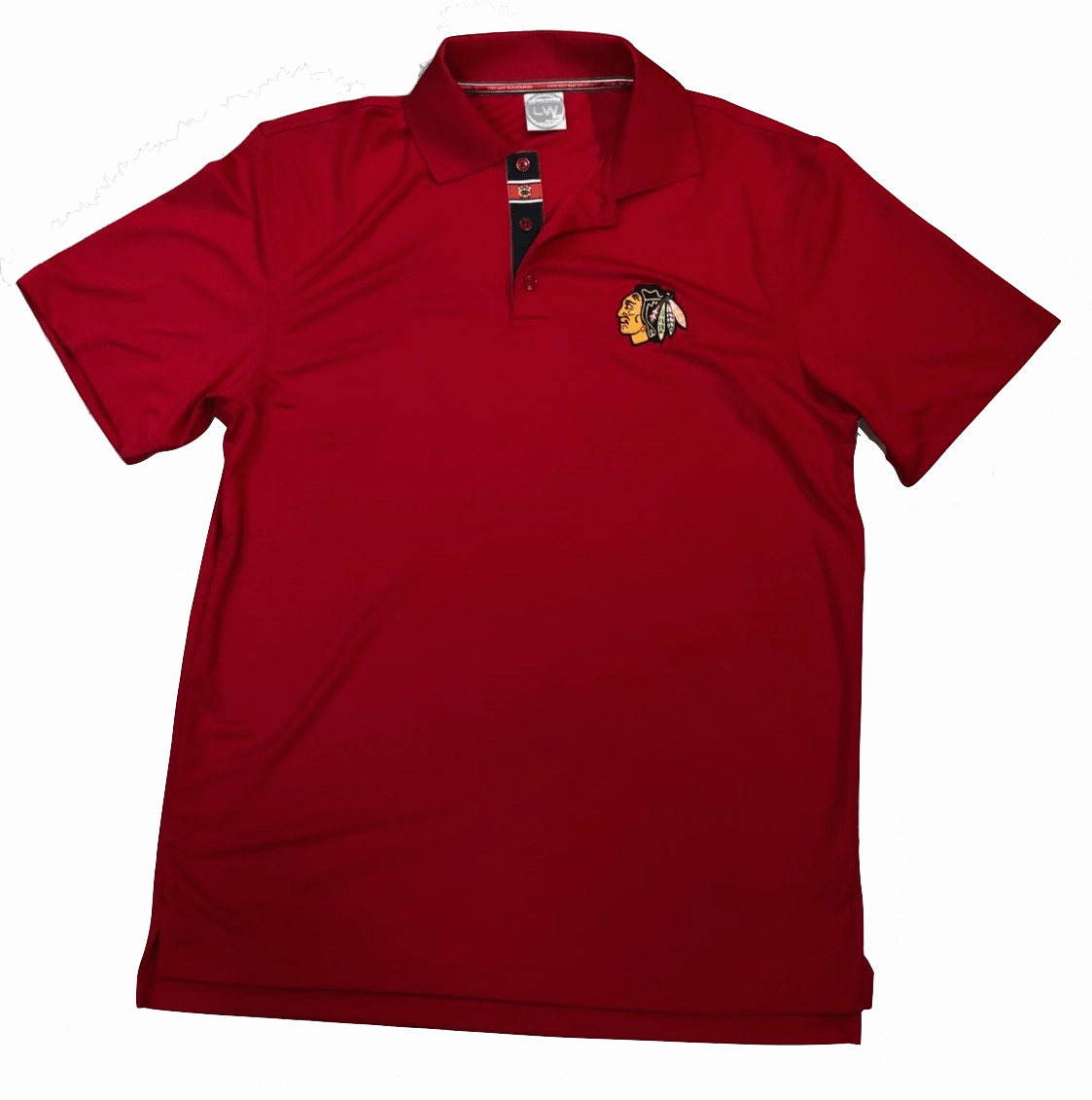 Chicago Blackhawks Evolve Polo By Levelwear-Red