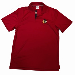 Chicago Blackhawks Evolve Polo By Levelwear-Red