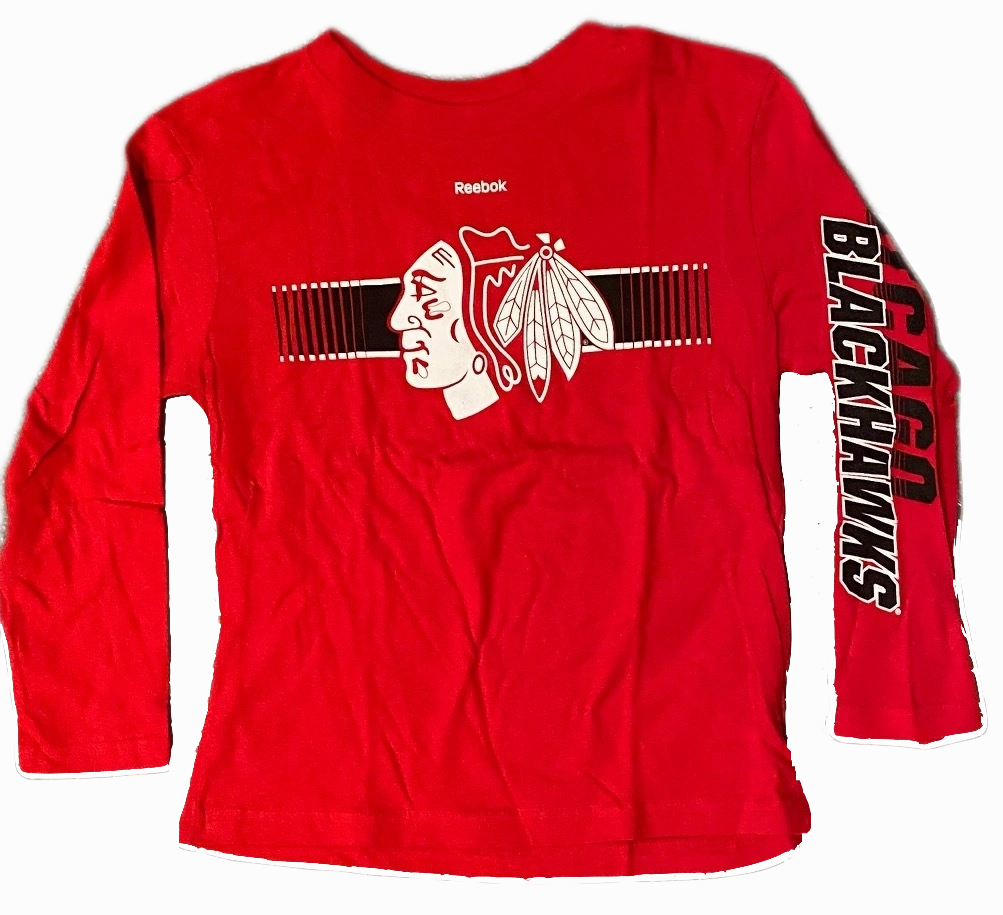Chicago Blackhawks Reebok NHL Child Blinder Long Sleeve Tee