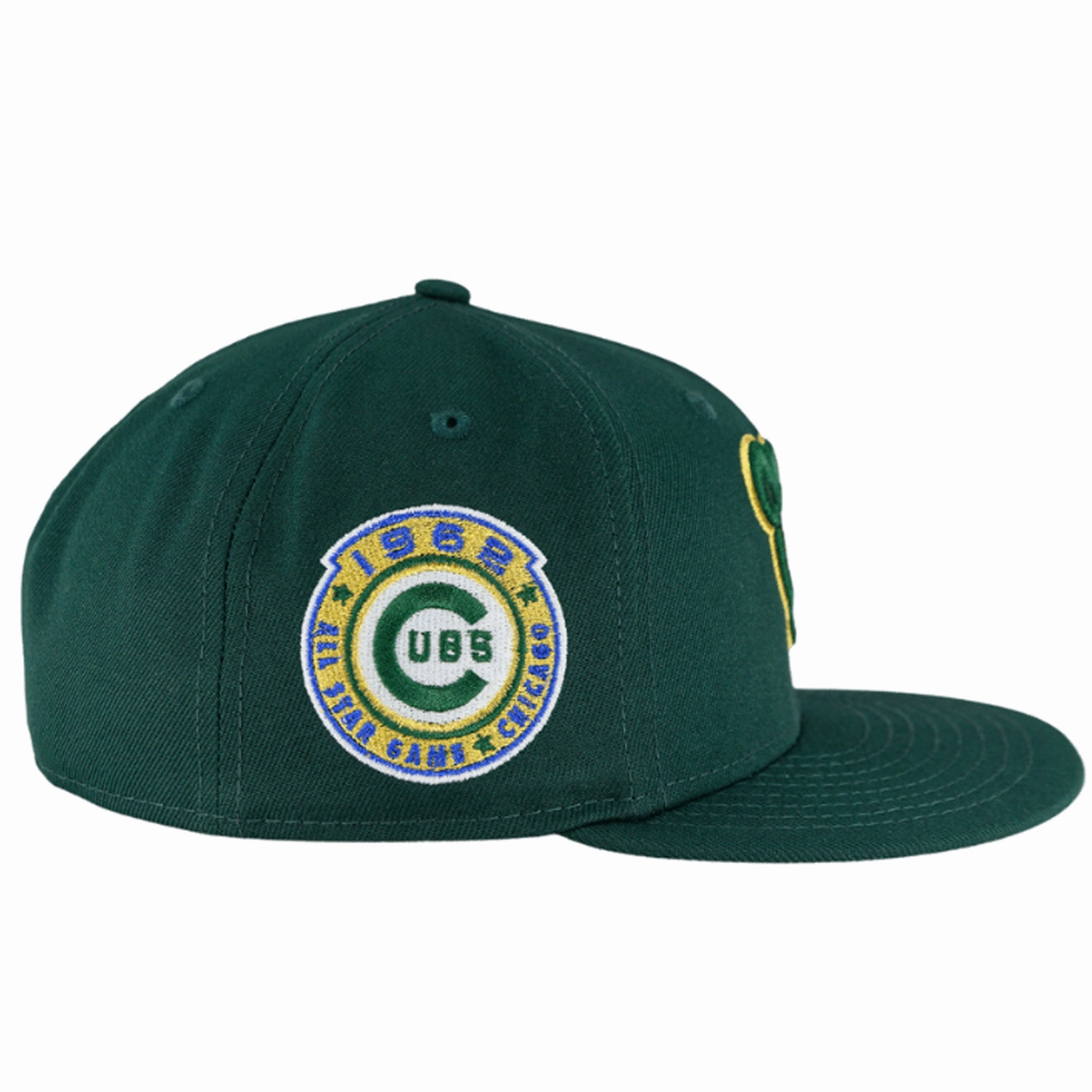 Chicago Cubs Dark Green/Gold/Grey UV New Era 59FIFTY Fitted Hat
