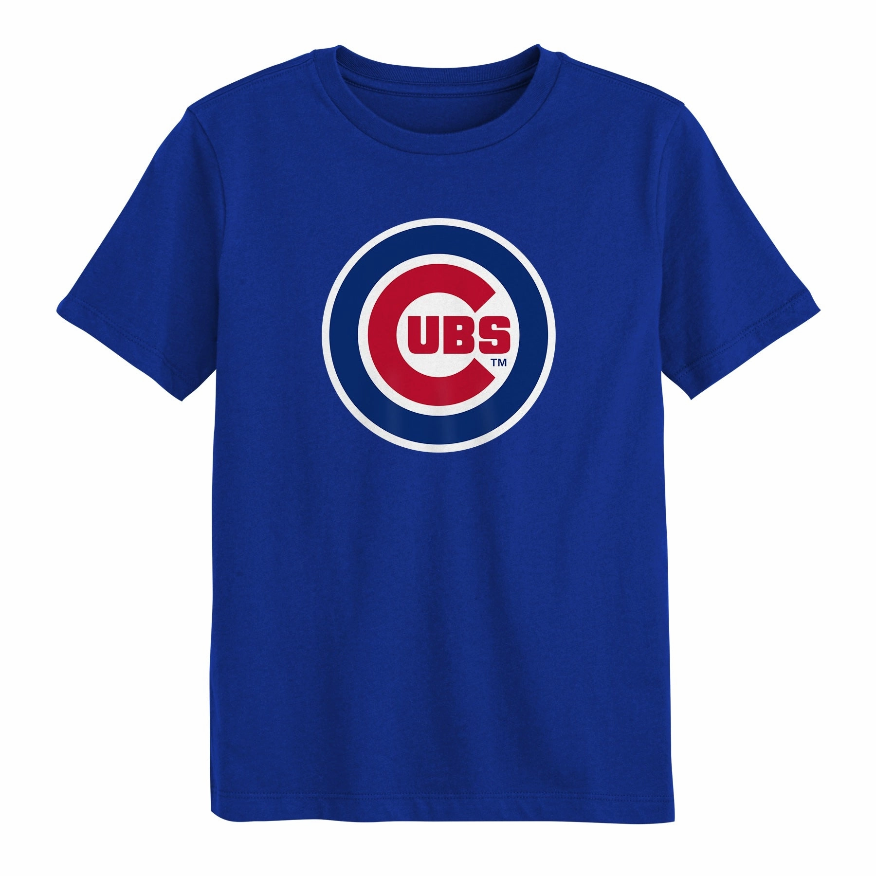 Child Chicago Cubs Primary Logo Royal Blue Short Sleeve Tee