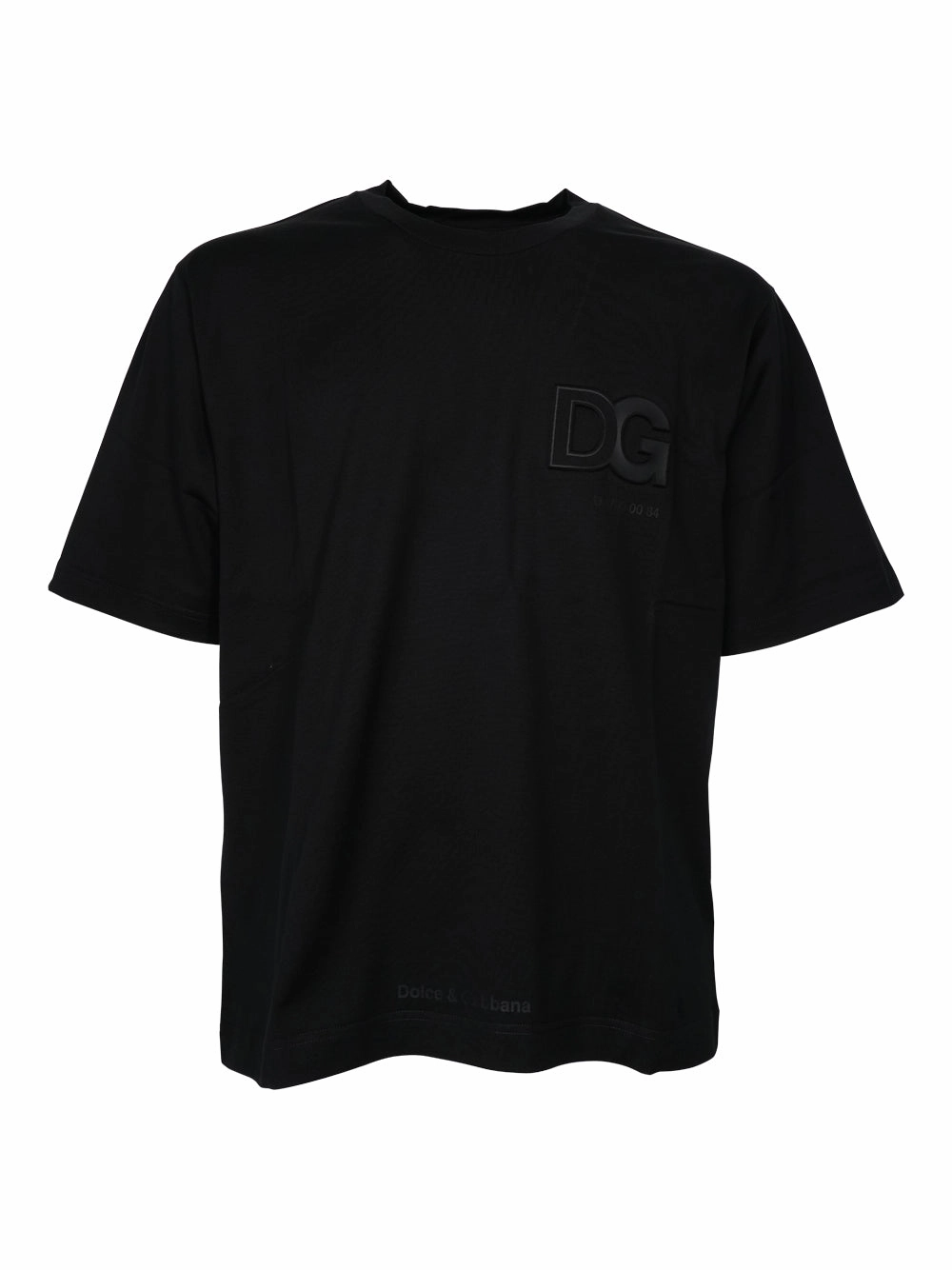 Dolce & Gabbana Logo Embossed Crewneck T-Shirt
