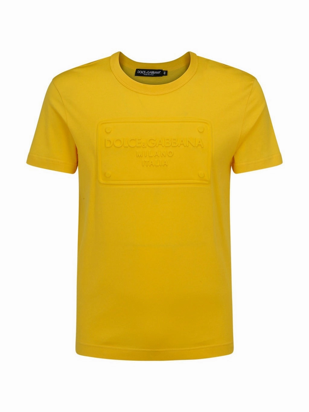 Dolce & Gabbana Logo Embossed Crewneck T-Shirt