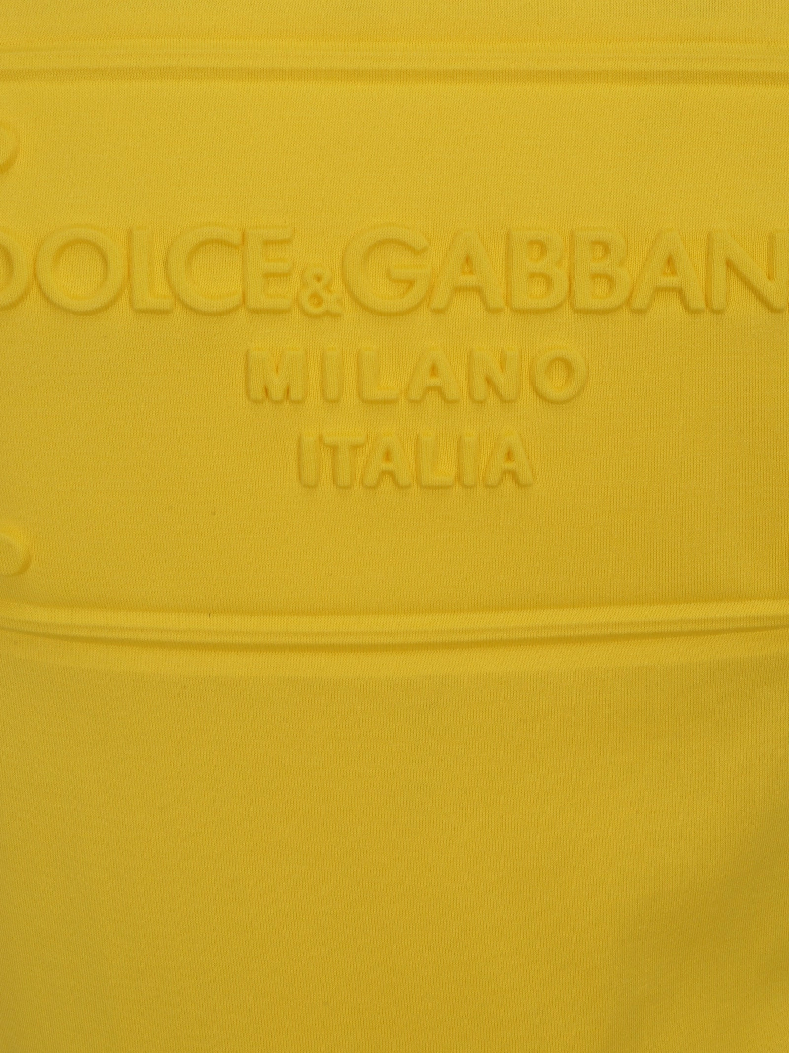 Dolce & Gabbana Logo Embossed Crewneck T-Shirt