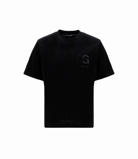Dolce & Gabbana Logo Embossed Crewneck T-Shirt