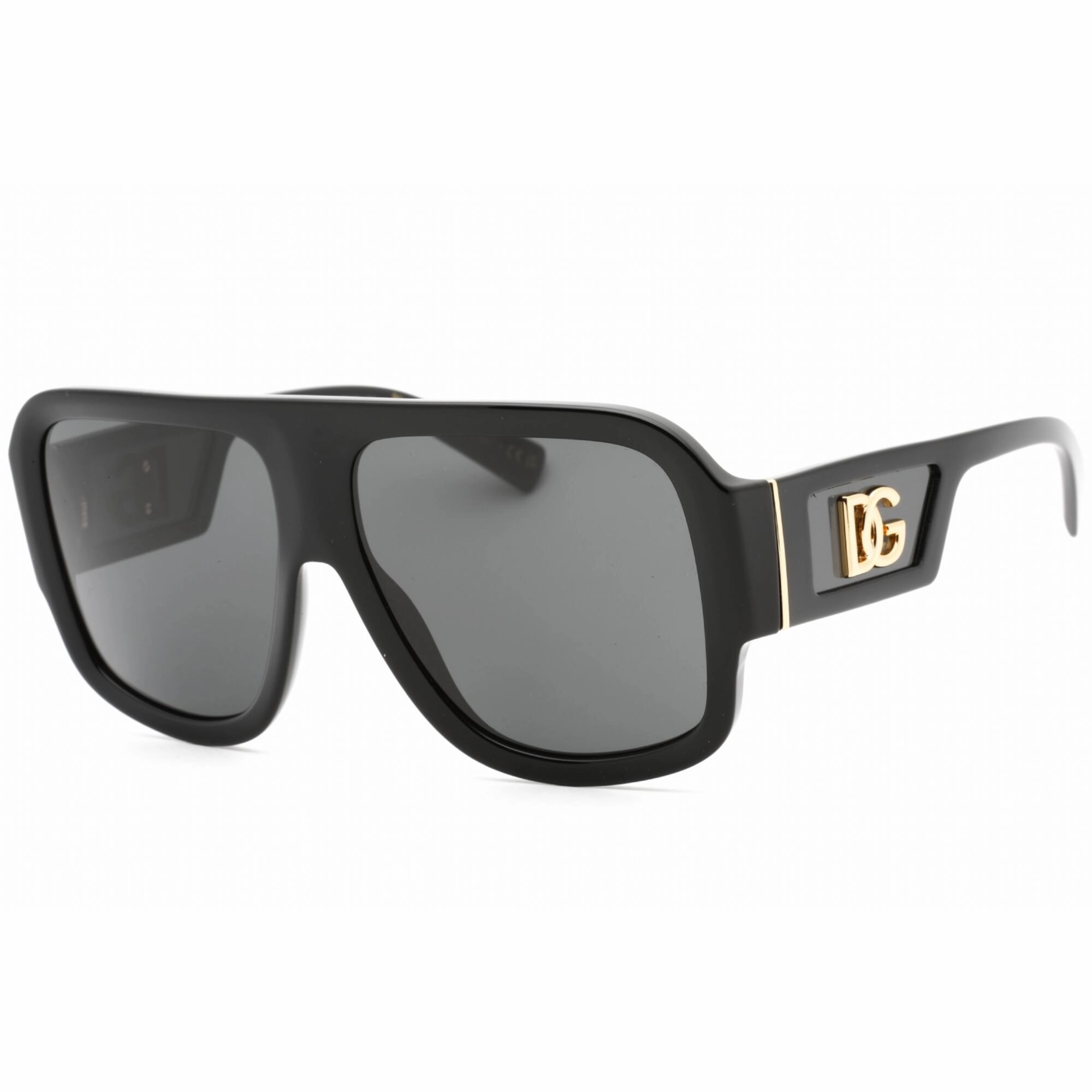 Dolce & Gabbana Men's Sunglasses - Black Plastic Frame Dark Grey Lens | 0DG4401 501/87