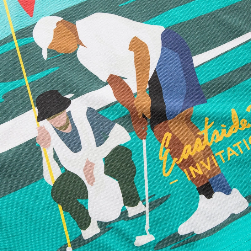 Eastside Golf Graphic Pique Polo - Multi Color