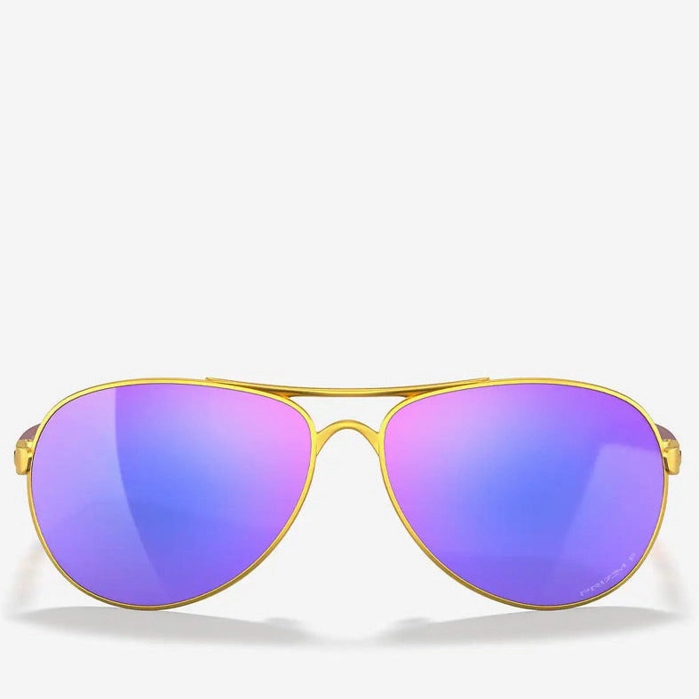 FEEDBACK SATIN GOLD W/ PRIZM VIOLET POLARIZED