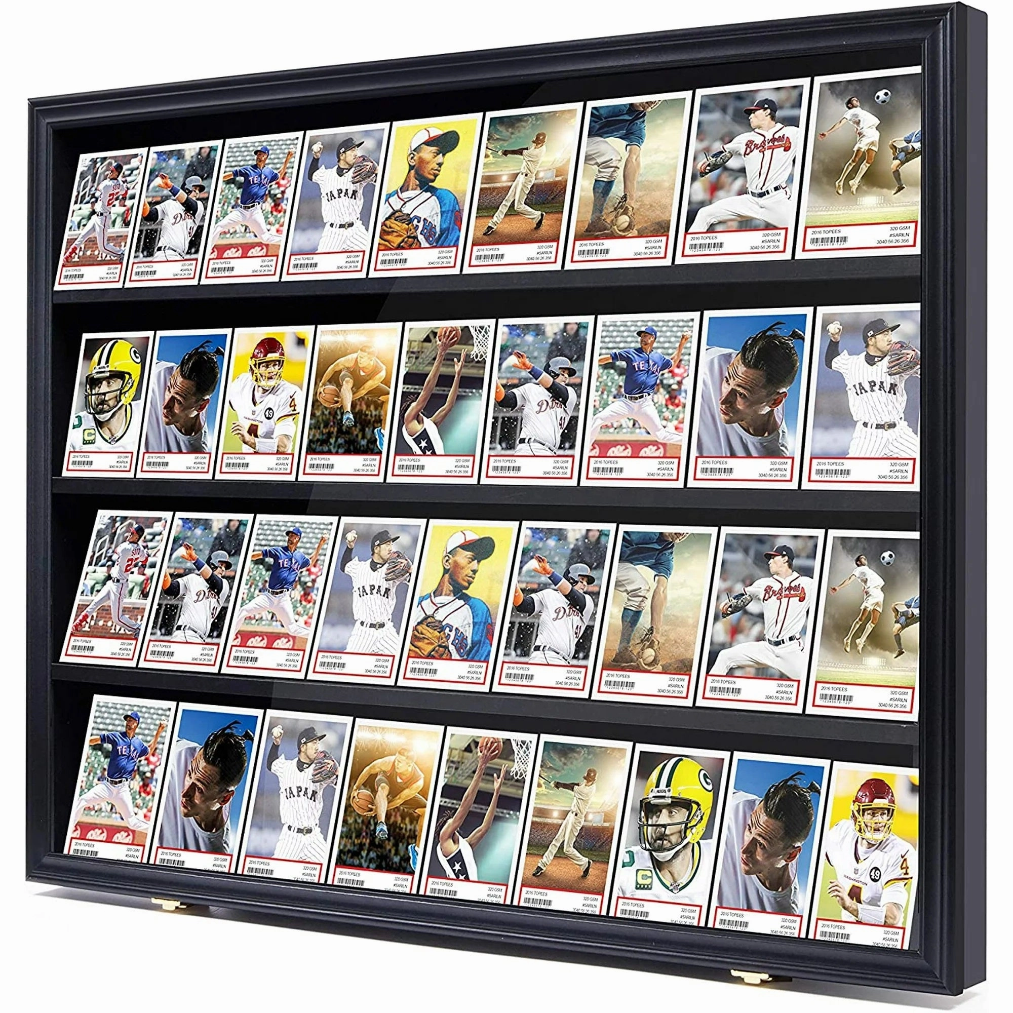 flybold Sports Card Display Case | 36 Basketball Card