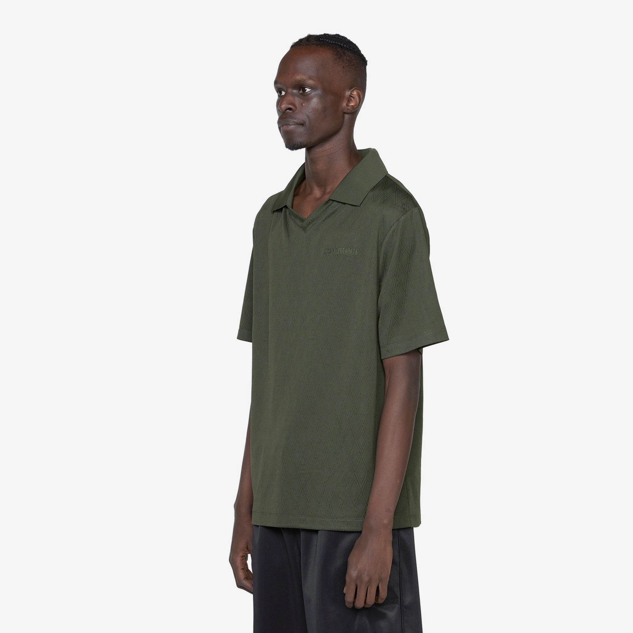 Football Short Sleeve T-Shirt Dark Green