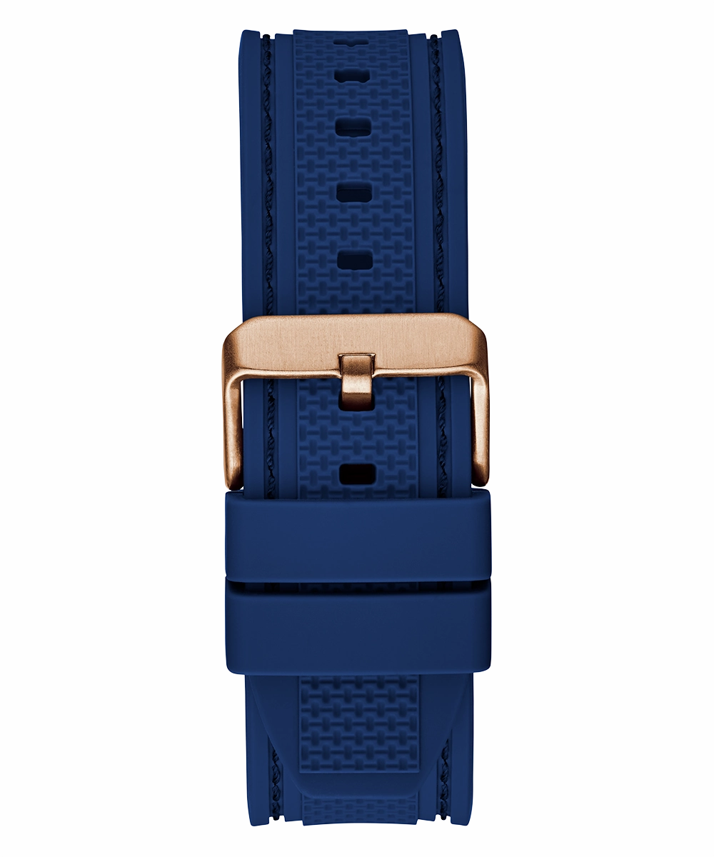 GUESS Mens Blue 2-Tone Multi-function Watch
