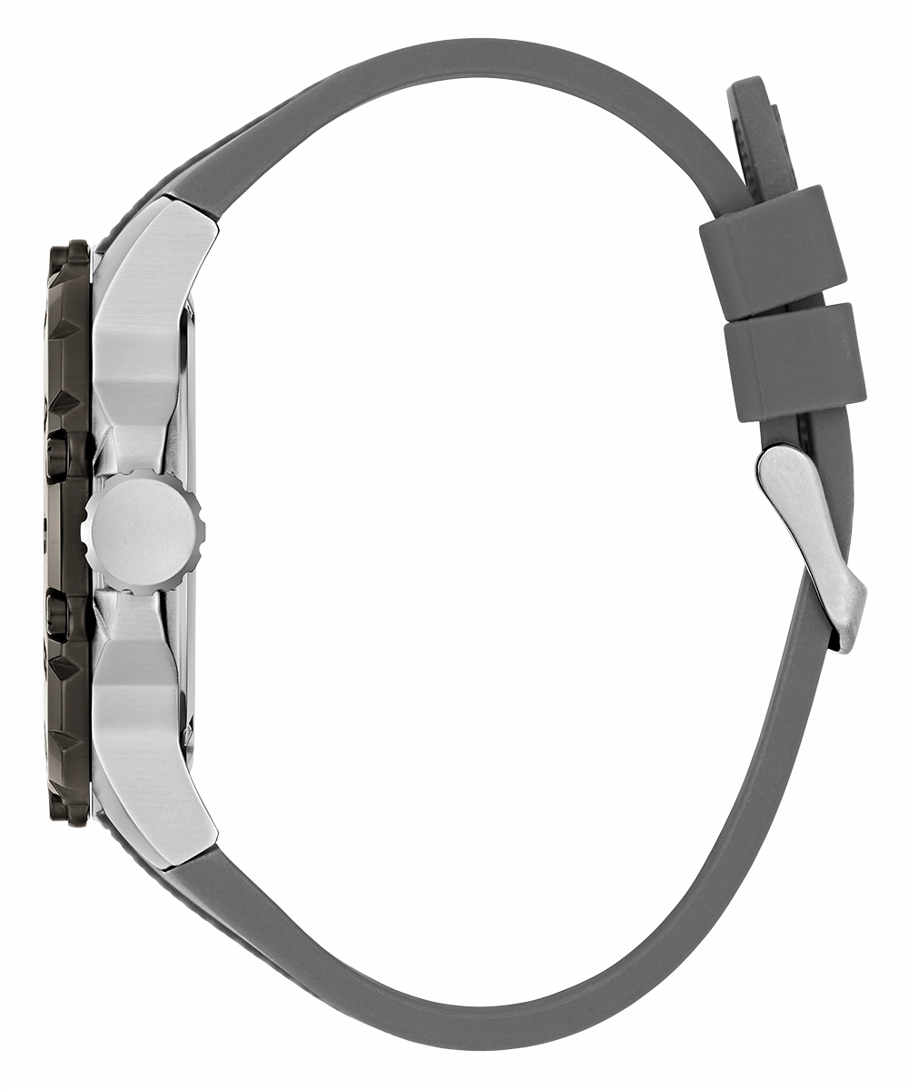 GUESS Mens Grey 2-Tone Multi-function Watch