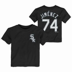 Infant Eloy Jimenez Chicago White Sox Black Name And Number Tee
