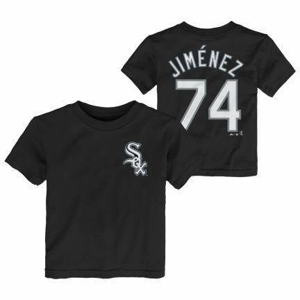 Infant Eloy Jimenez Chicago White Sox Black Name And Number Tee