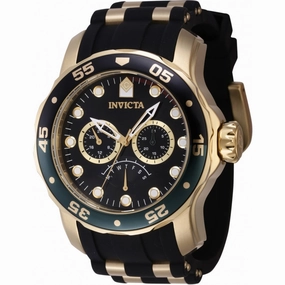 Invicta Men's Quartz Watch - Pro Diver Black and Green Bezel Two Tone Strap | 46969