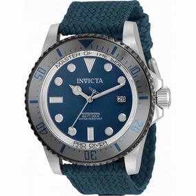 Invicta Men's Watch - Pro Diver Automatic Navy Blue Dial Polyester Strap | 35487