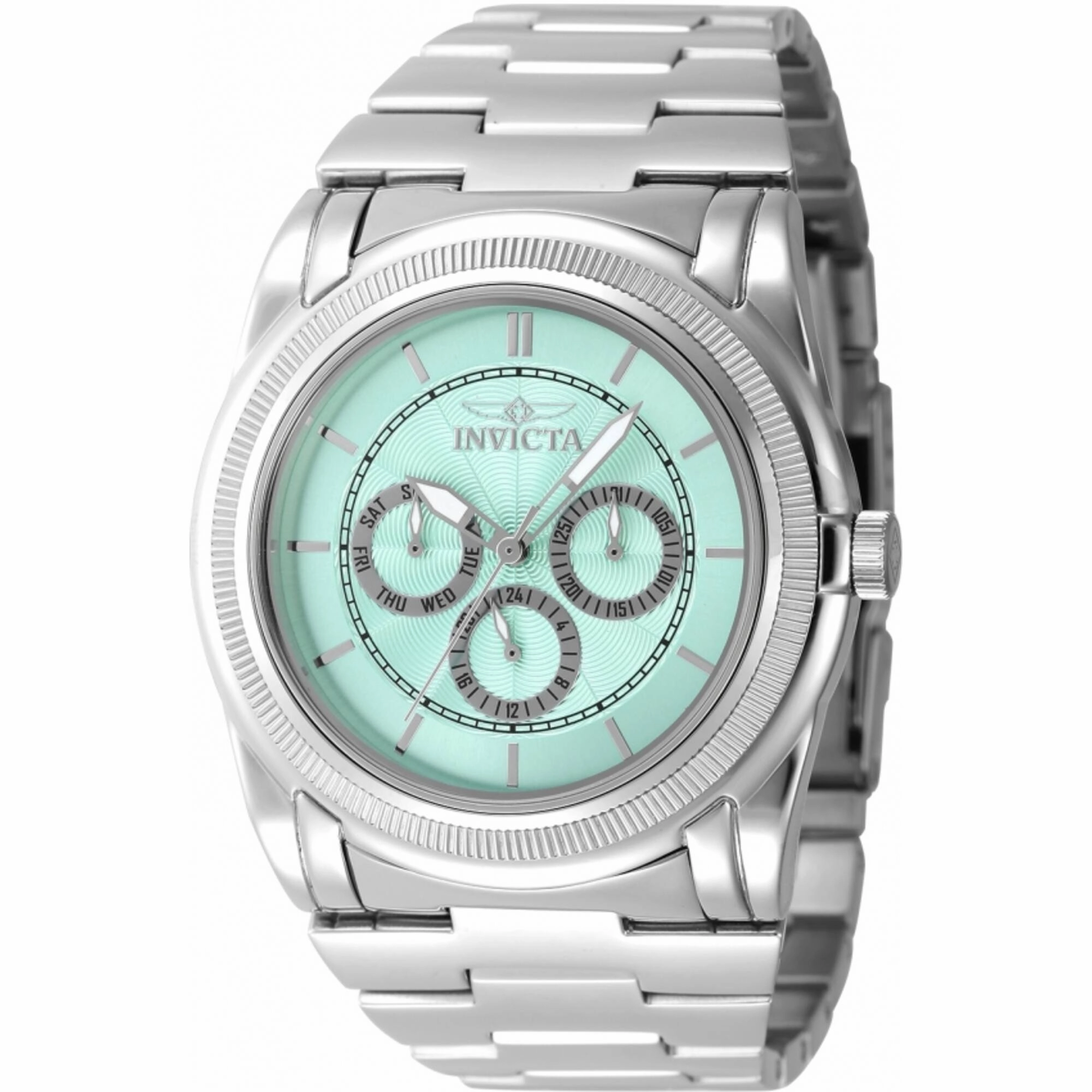 Invicta Men's Watch - Slim Day Turquoise Dial Silver Stainless Steel Bracelet | 46260
