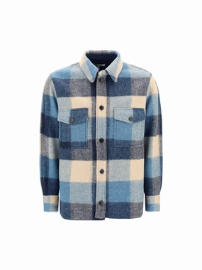Isabel Marant Kervon Check Pattern Buttoned Shirt