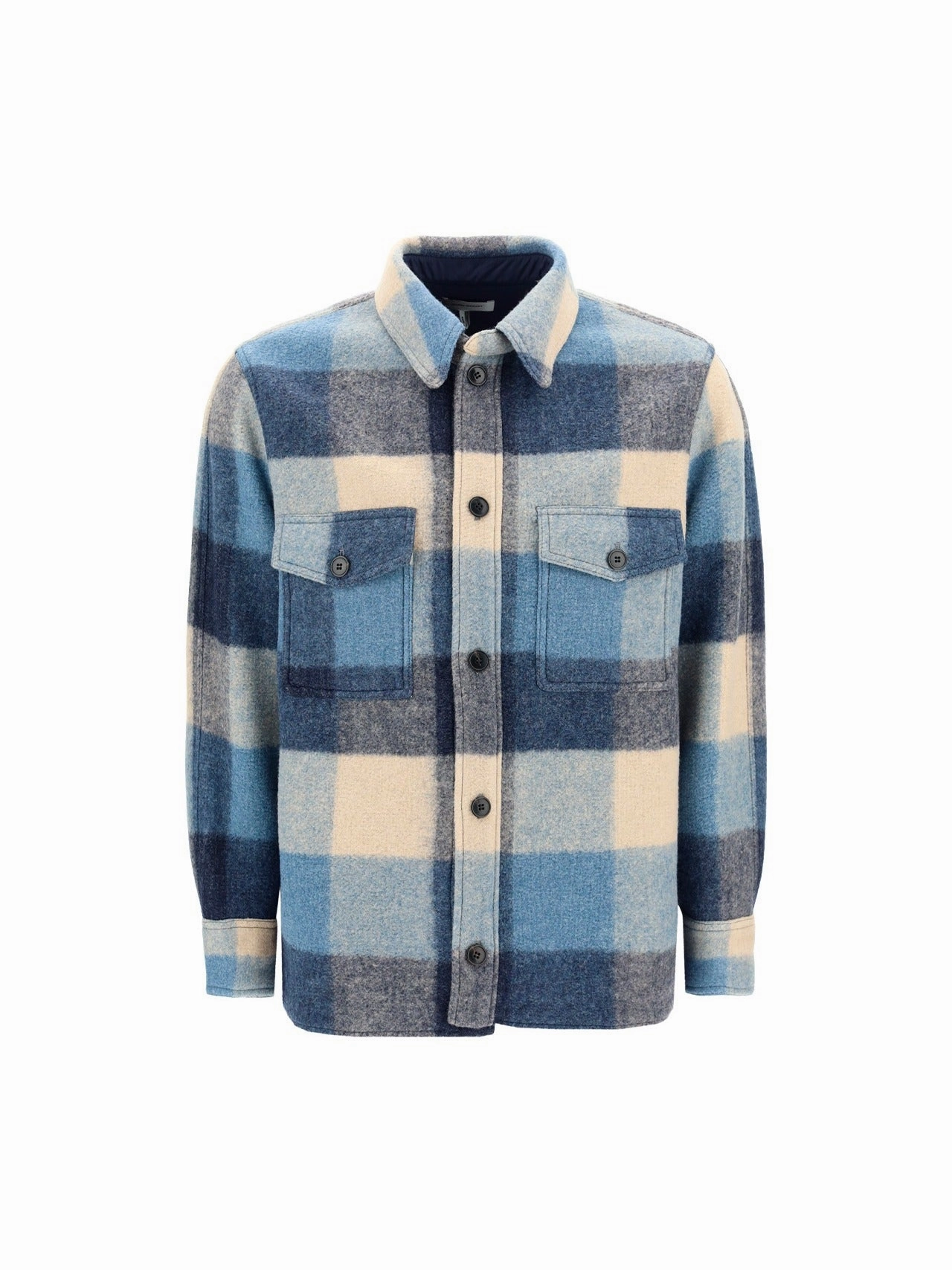 Isabel Marant Kervon Check Pattern Buttoned Shirt